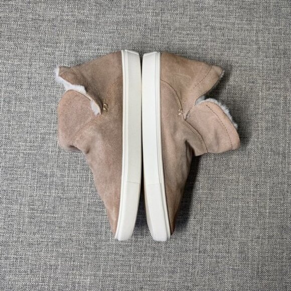 GB Thread-Up Suede Faux Shearling Sneaker Booties Sierra Tan 7 1/2 - Picture 7 of 9